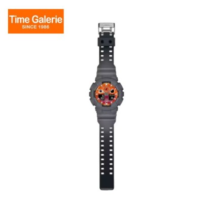 Casio G-Shock Flame Inside Series GA-100FL-8A Grey Resin Band Men Sport Watch Casio G-Shock Flame Inside Series GA-100FL-8A Grey Resin Band Men Sport Watch