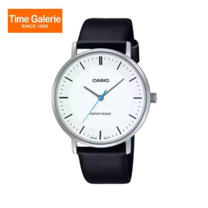 Casio General MTP-VT04L-7E Black Leather Band Men Watch Casio General MTP-VT04L-7E Black Leather Band Men Watch