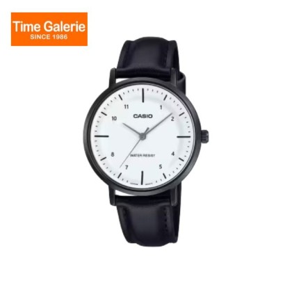 Casio General LTP-VT03BL-7B Black Leather Band Women Watch Casio General LTP-VT03BL-7B Black Leather Band Women Watch