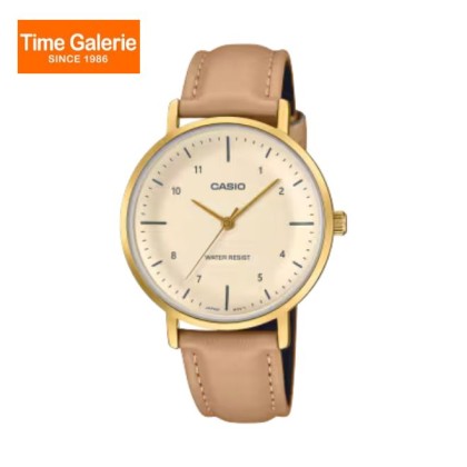 Casio General LTP-VT03GL-4B Brown Leather Band Women Watch Casio General LTP-VT03GL-4B Brown Leather Band Women Watch