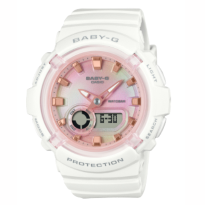 Casio Baby-G BGA-280TD-7A White Resin Band Women Sports Watch Casio Baby-G BGA-280TD-7A White Resin Band Women Sports Watch