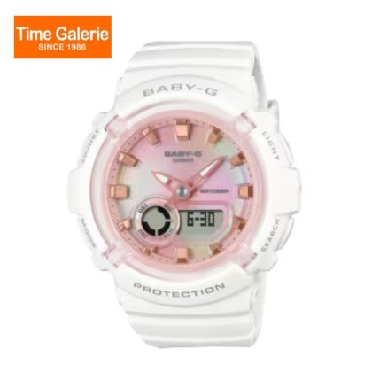 Casio Baby-G BGA-280TD-7A White Resin Band Women Sports Watch Casio Baby-G BGA-280TD-7A White Resin Band Women Sports Watch