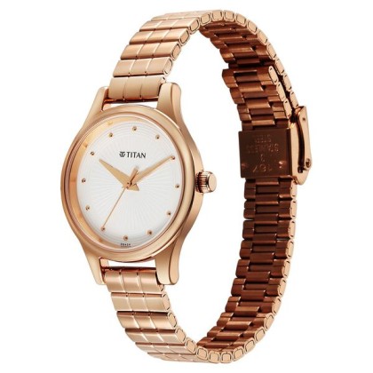 Titan Karishma 2679WM02 Off White Dial Stainless Steel Strap Quartz Women's Watch Titan Karishma 2679WM02 Off White Dial Stainless Steel Strap Quartz Women's Watch