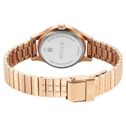 Titan Karishma 2679WM02 Off White Dial Stainless Steel Strap Quartz Women's Watch Titan Karishma 2679WM02 Off White Dial Stainless Steel Strap Quartz Women's Watch