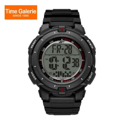 Reebok WHEELY RV-WHE-G9-PBPB-WR | Warrior Black | Men Digital Watch | 48MM | 5ATM | 2Y Warranty