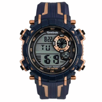 Reebok Warrior RV-WRR-G9-PNPN-WN Navy Grey Men Digital Watch | 49MM | 10ATM | 2Y Warranty
