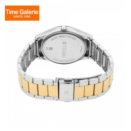 Titan Karishma 1713BM01 White Dial Metal Strap Quartz Men Watch Titan Karishma 1713BM01 White Dial Metal Strap Quartz Men Watch
