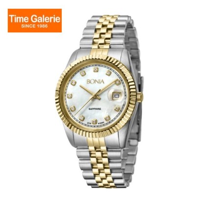 Bonia Noble BNB10550-1157 White Mother Of Pearl Dial Stainless Steel Men Watch 36mm Bonia Noble BNB10550-1157 White Mother Of Pearl Dial Stainless Steel Men Watch 36mm