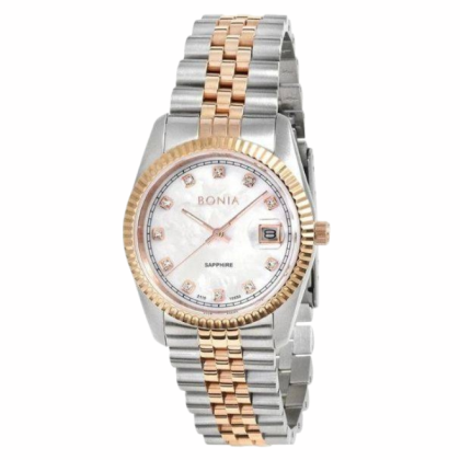 Bonia Noble BNB10550-1617 White Dial Stainless Steel Men Watch 36mm Bonia Noble BNB10550-1617 White Dial Stainless Steel Men Watch 36mm