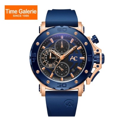 Alexandre Christie ALCW9205MCRURBU Leather Strap Men Watch Alexandre Christie ALCW9205MCRURBU Leather Strap Men Watch