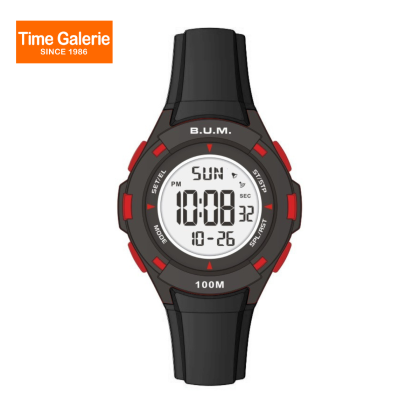 BUM BM07202A Digital Silicone Strap Men Watch