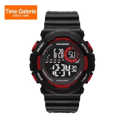 Skechers SR1172 Black Silicone Strap Men Watch