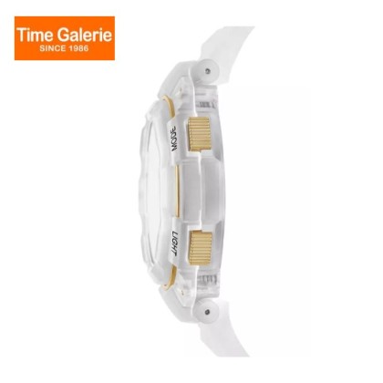 Skechers SR1176 Clear Polyurethane Strap Men Watch 