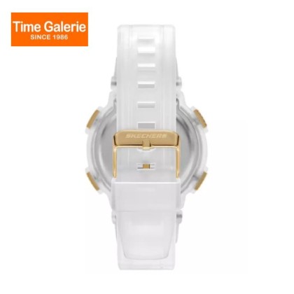 Skechers SR1176 Clear Polyurethane Strap Men Watch 