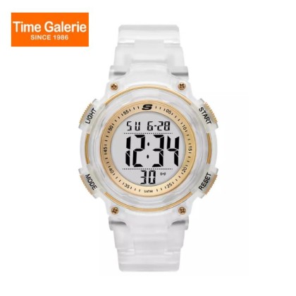 Skechers SR1176 Clear Polyurethane Strap Men Watch 