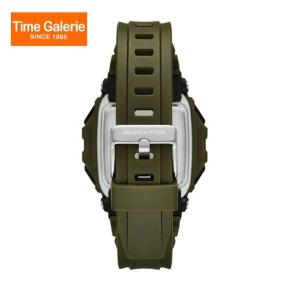 Skechers SR1186 Green-Tone Polyurethane Strap Men Watch