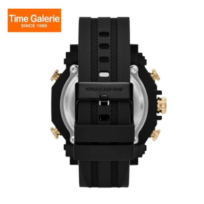 Skechers SR5214 Black Polyurethane Strap Men Watch Skechers SR5214 Black Polyurethane Strap Men Watch