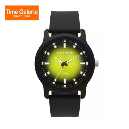 Skechers SR5219 Black Silicone Strap Men Watch