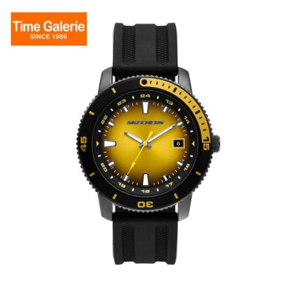 Skechers SR5232 Black Silicone Strap Men Watch
