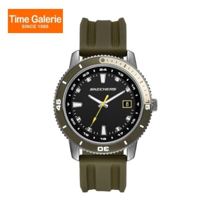Skechers SR5234 Green Silicone Strap Men Watch Skechers SR5234 Green Silicone Strap Men Watch
