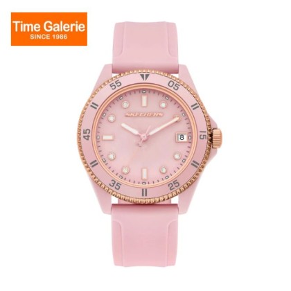 Skechers SR6307 Pink Silicone Strap Women Watch