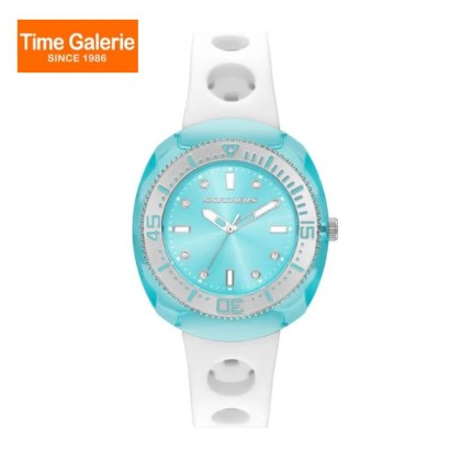 Skechers SR6319 White Silicone Strap Women Watch Skechers SR6319 White Silicone Strap Women Watch