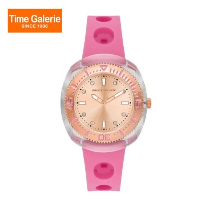 Skechers SR6320 Pink Silicone Strap Women Watch Skechers SR6320 Pink Silicone Strap Women Watch