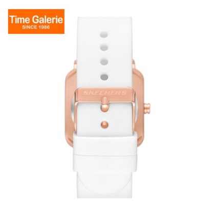 Skechers SR6326 White Silicone Strap Women Watch Skechers SR6326 White Silicone Strap Women Watch