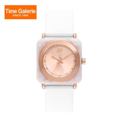 Skechers SR6326 White Silicone Strap Women Watch Skechers SR6326 White Silicone Strap Women Watch