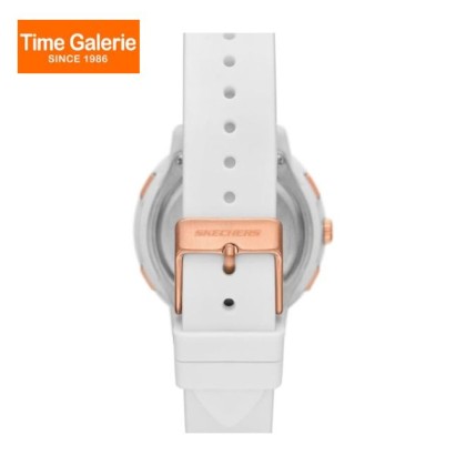 Skechers SR6327 White Silicone Strap Women Watch Skechers SR6327 White Silicone Strap Women Watch