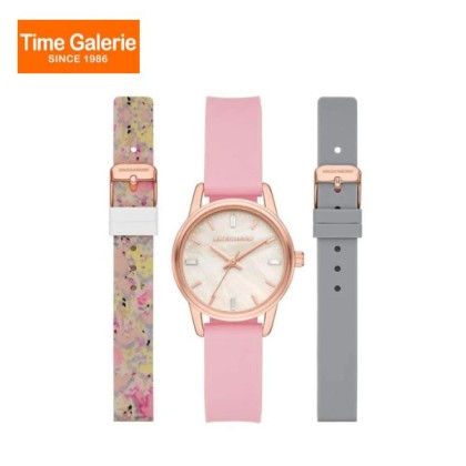 Skechers SR9087 Straps Gift Set Rose Gold-Tone Metal Case Women Watch Skechers SR9087 Straps Gift Set Rose Gold-Tone Metal Case Women Watch