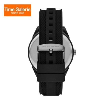 Skechers SR9120 Bracelet Set Black Silicone Strap Men Watch