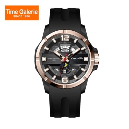 Crocodile CRDW7143.128 Analog Black Band Men Watch Crocodile CRDW7143.128 Analog Black Band Men Watch