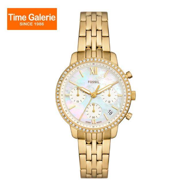 Fossil ES5358 Neutra Chronograph Gold-Tone Stainless Steel Women Watch