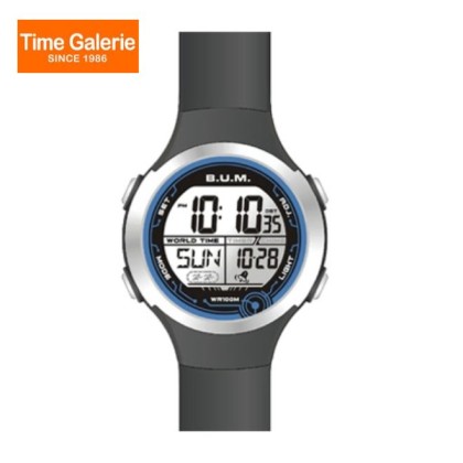 BUM BM06602 Digital Silver Dial Silicone Band Men Watch BUM BM06602 Digital Silver Dial Silicone Band Men Watch
