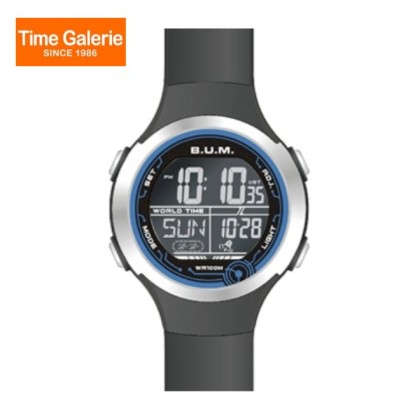 BUM BM06602A Digital Black Dial Silicone Band Men Watch BUM BM06602A Digital Black Dial Silicone Band Men Watch
