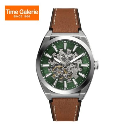 Fossil ME3261 Everett Automatic Brown Leather Men Watch Fossil ME3261 Everett Automatic Brown Leather Men Watch