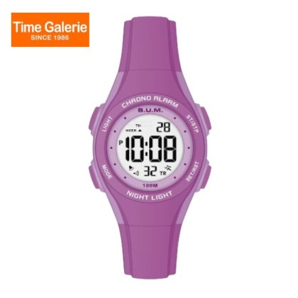 BUM BM05908 Digital Purple Silicone Strap Women Watch BUM BM05908 Digital Purple Silicone Strap Women Watch