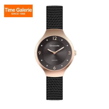 Crocodile CRDW8033.328 Black Dial Stainless Steel Women Watch Crocodile CRDW8033.328 Black Dial Stainless Steel Women Watch