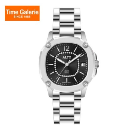 Alto ALT-DL01-SL-BK Black Dial Stainless Steel Women Watch Alto ALT-DL01-SL-BK Black Dial Stainless Steel Women Watch