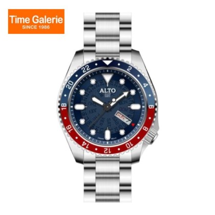 Alto ALT-DL02-SL-BU Blue Dial Stainless Steel Men Watch Alto ALT-DL02-SL-BU Blue Dial Stainless Steel Men Watch