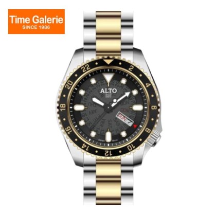 Alto ALT-DL02-GD-BK Grey Dial Stainless Steel Men Watch Alto ALT-DL02-GD-BK Grey Dial Stainless Steel Men Watch