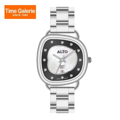 Alto ALT-EA01-SL-BK Stainless Steel Women Watch