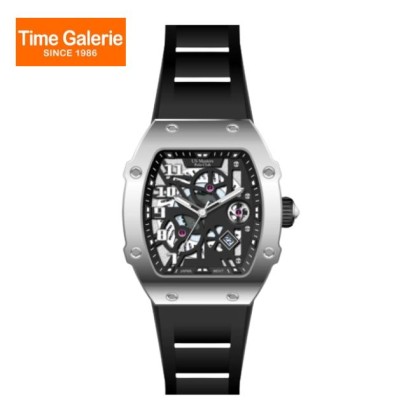 U.S Master Polo Club USM-DK01-SL-BK Silicone Strap Men Watch U.S Master Polo Club USM-DK01-SL-BK Silicone Strap Men Watch