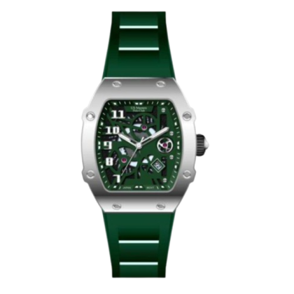 U.S Master Polo Club USM-DK01-SL-GN Silicone Strap Men Watch U.S Master Polo Club USM-DK01-SL-GN Silicone Strap Men Watch