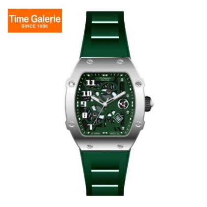 U.S Master Polo Club USM-DK01-SL-GN Silicone Strap Men Watch U.S Master Polo Club USM-DK01-SL-GN Silicone Strap Men Watch