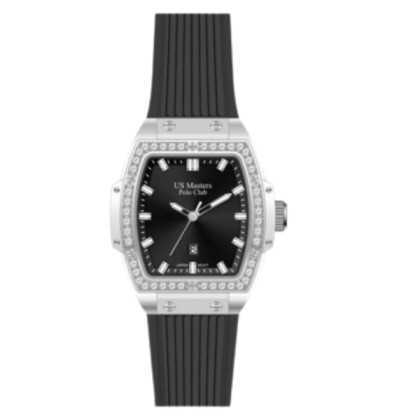 U.S Master Polo Club USM-DK02-SL-BK Silicone Strap Women Watch U.S Master Polo Club USM-DK02-SL-BK Silicone Strap Women Watch