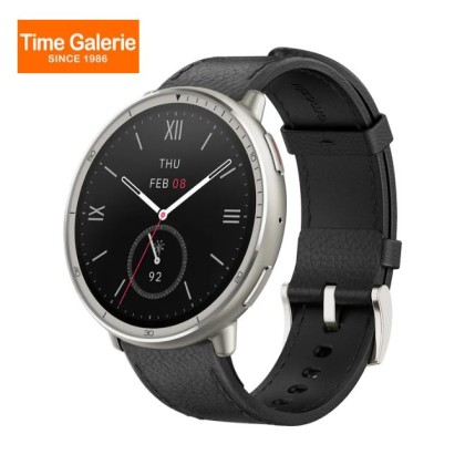 Amazfit Huami Active 2 Round A2437 - Smartwatch Black Leather (PREMIUIM) Unisex Watch Amazfit Huami Active 2 Round A2437 - Smartwatch Black Leather (PREMIUIM) Unisex Watch