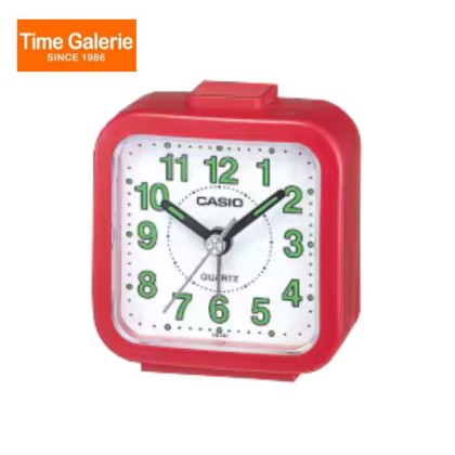 Casio TQ-141-4 Red Analog Desk Alarm Snooze Clock Casio TQ-141-4 Red Analog Desk Alarm Snooze Clock