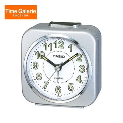 Casio TQ-143S-8 Silver Traveller's Alarm Analog Clock Casio TQ-143S-8 Silver Traveller's Alarm Analog Clock